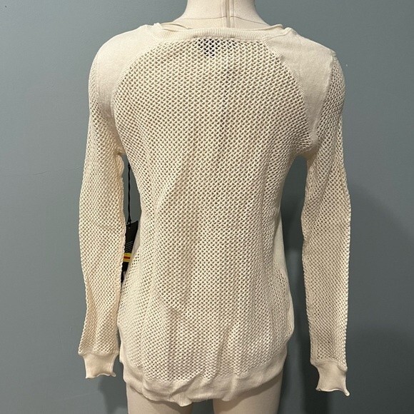 NWT Rock & Republic Birch Classic Rock Mesh Open Knit Sweater Size Small - Picture 8 of 8